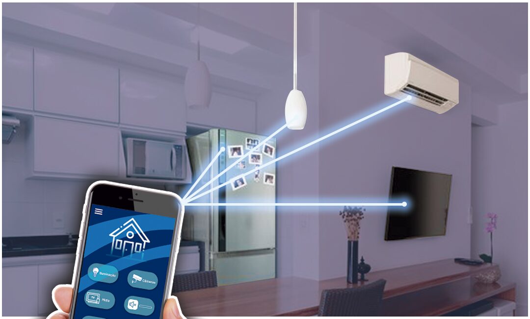 Painéis solares em funcionamento